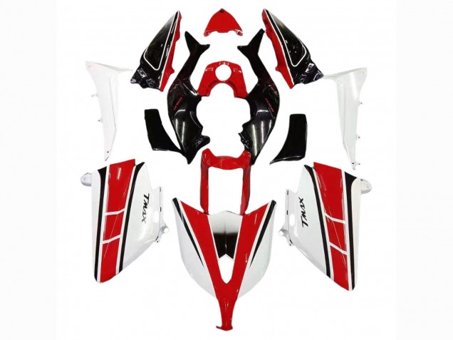 2012-2014 Yamaha TMAX530 Motorcycle Fairings - Red White Black
