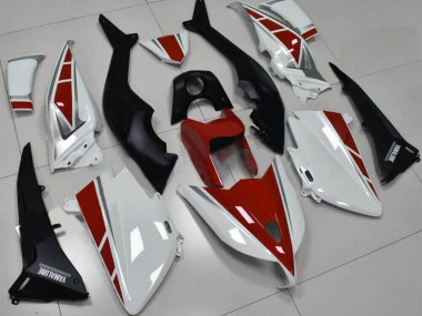 Shop 2012-2014 Yamaha TMAX530 Motorcycle Fairings - White Red Silver Yamalube
