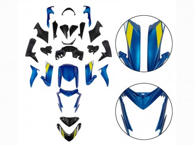 Shop 2015-2020 Suzuki GSX-S 1000 Motorcycle Fairings - Black Blue