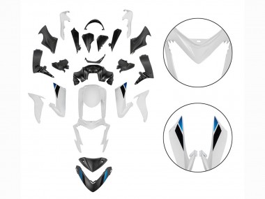 Shop 2015-2020 Suzuki GSX-S 1000 Motorcycle Fairings - Black White