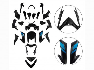 Shop 2015-2020 Suzuki GSX-S 1000 Motorcycle Fairings - Black with Blue
