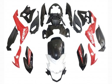 Shop 2017-2022 Suzuki GSX-S 750 Motorcycle Fairings - Red White