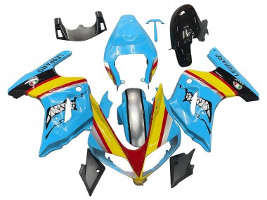 Shop 2003-2013 Suzuki SV650 Motorcycle Fairings - Blue Yellow Red Silver Shark