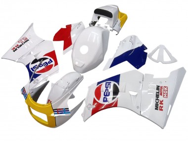 Shop 1984-1987 Suzuki RG400 RG500 RG400/500 Motorcycle Fairings - White Red Blue Yellow Motul Michelin Pepsi