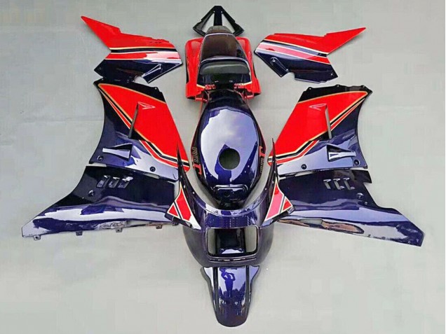 1984-1987 Suzuki RG400 RG500 RG400/500 Motorcycle Fairings - Glossy Dark Blue Red