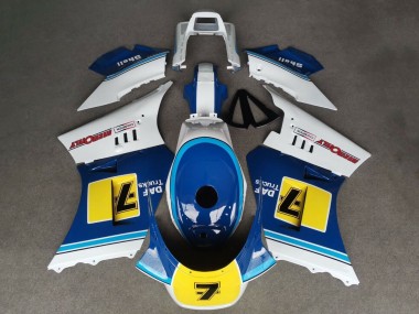 Shop 1984-1987 Suzuki RG400 RG500 RG400/500 Motorcycle Fairings - White Blue Yellow 7