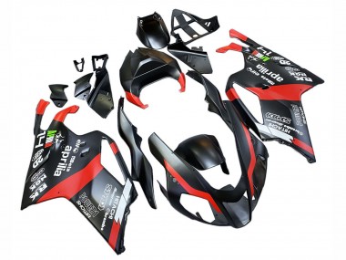 Shop 2003-2006 Aprilia RSV1000 Motorcycle Fairings - Black Red