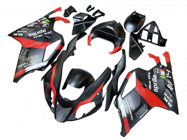 2003-2006 Aprilia RSV1000 Motorcycle Fairings - Black Red