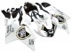 2003-2006 Aprilia RSV1000 Motorcycle Fairings - White Black Lucky Strike Motul Michelin