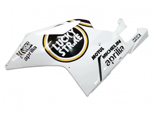 2003-2006 Aprilia RSV1000 Motorcycle Fairings - White Black Lucky Strike Motul Michelin