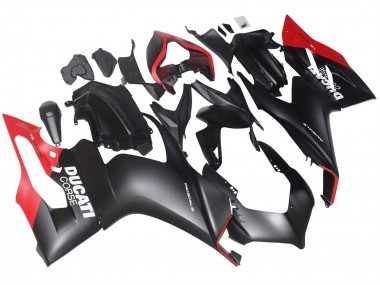 Shop 2020-2024 Ducati Panigale V2 Motorcycle Fairings - Red Matte Black Corse