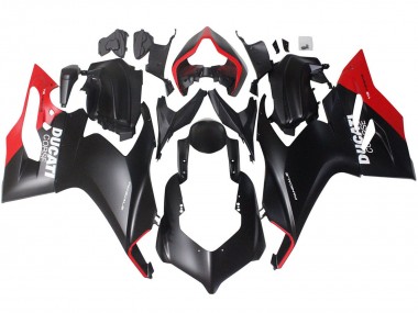 Shop 2020-2024 Ducati Panigale V2 Motorcycle Fairings - Red Matte Black Corse