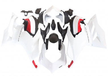 Shop 2020-2024 Ducati Panigale V2 Motorcycle Fairings - White Red Matte Black