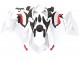 2020-2024 Ducati Panigale V2 Motorcycle Fairings - White Red Matte Black