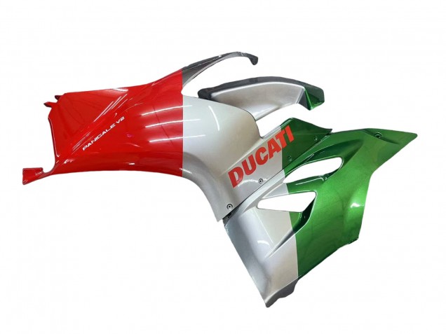 2020-2024 Ducati Panigale V2 Motorcycle Fairings - Silver Red Green