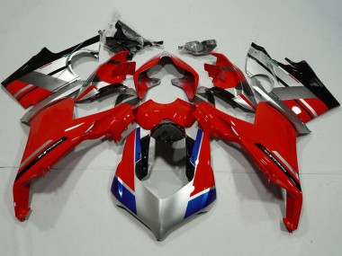 Shop 2018-2019 Ducati Panigale V4 V4S Motorcycle Fairings - Silver Red Blue Glossy Black