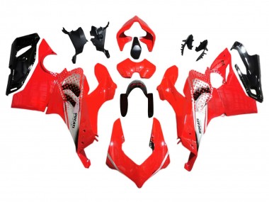 Shop 2018-2019 Ducati Panigale V4 V4S Motorcycle Fairings - Silver Red Glossy Black