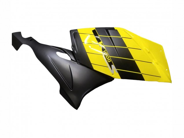 2005-2010 BMW K1200S Motorcycle Fairings - Yellow Silver Matte Black