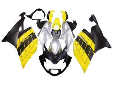 Shop 2005-2010 BMW K1200S Motorcycle Fairings - Yellow Silver Matte Black