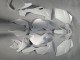 2005-2010 BMW K1200S Motorcycle Fairings - White