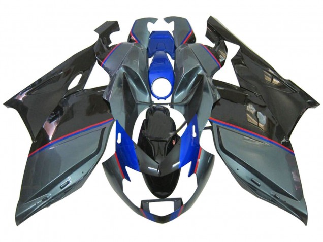 2005-2010 BMW K1200S Motorcycle Fairings - Glossy Black Grey Blue Red