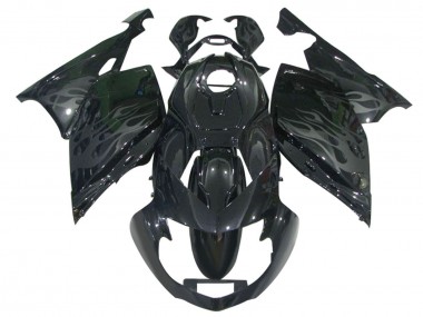 Shop 2005-2010 BMW K1200S Motorcycle Fairings - Glossy Black Grey Flame