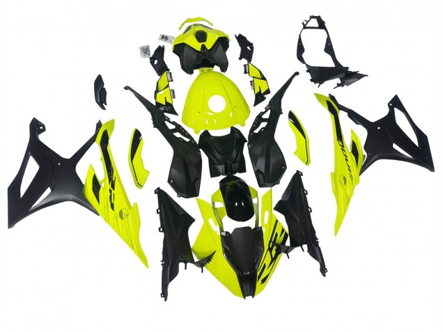 2023-2024 BMW S1000RR Motorcycle Fairings - Yellow Black