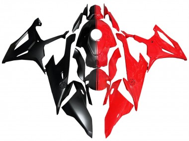 Shop 2019-2022 BMW S1000RR Motorcycle Fairings - Red Matte Black