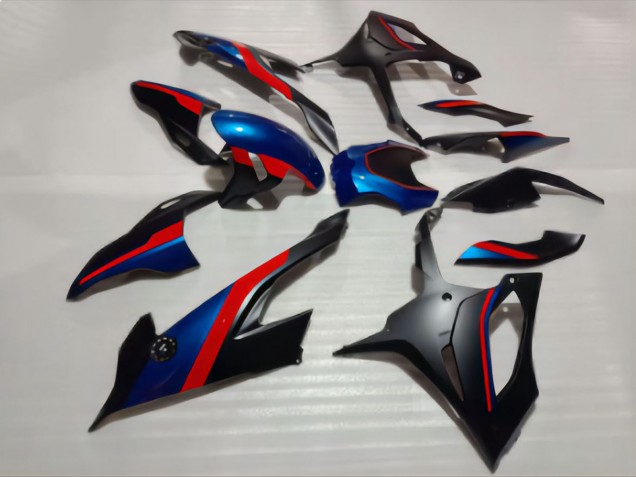 2019-2022 BMW S1000RR Motorcycle Fairings - Black Blue Red