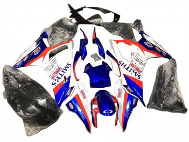 Shop 2019-2022 BMW S1000RR Motorcycle Fairings - Blue Red White Smiths