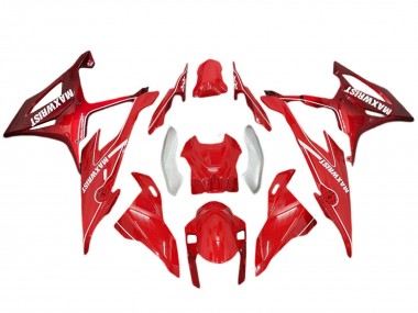Shop 2019-2022 BMW S1000RR Motorcycle Fairings - Red Silver MaxWrist