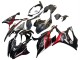 2019-2022 BMW S1000RR Motorcycle Fairings - Black Dark Red