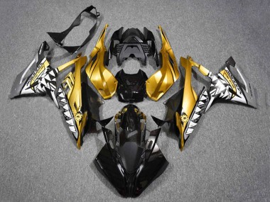 Shop 2019-2022 BMW S1000RR Motorcycle Fairings - Gold Black Shark