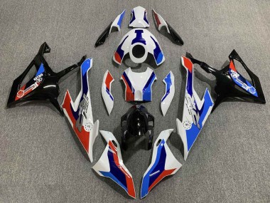 Shop 2019-2022 BMW S1000RR Motorcycle Fairing - White Blue Red