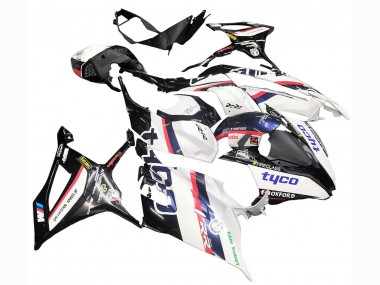 Shop 2019-2022 BMW S1000RR Motorcycle Fairings - White Black Pink Oxford