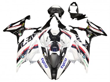 Shop 2019-2022 BMW S1000RR Motorcycle Fairings - White Black Pink Oxford