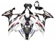 2019-2022 BMW S1000RR Motorcycle Fairings - White Black Pink Oxford
