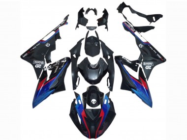 Shop 2017-2018 BMW S1000RR Motorcycle Fairings - Blue Red Glossy Black Castrol