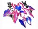 2017-2018 BMW S1000RR Motorcycle Fairings - Pink Blue Yellow Shark