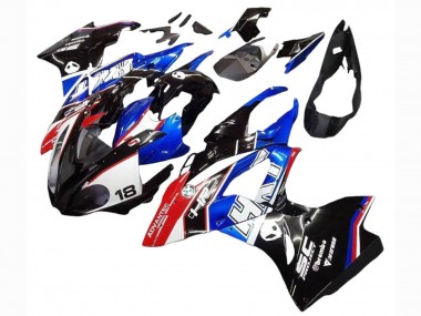 Shop 2017-2018 BMW S1000RR Motorcycle Fairings Kits - White Blue Red Glossy Black