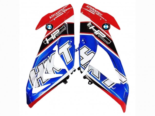 2017-2018 BMW S1000RR Motorcycle Fairings Kits - White Blue Red Glossy Black
