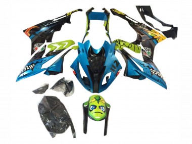 Shop 2017-2018 BMW S1000RR Motorcycle Fairings - Blue Yellow Shark