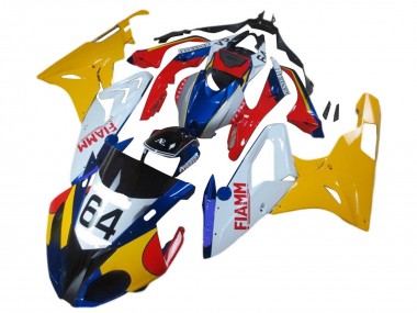 Shop 2017-2018 BMW S1000RR Motorcycle Fairings - Yellow White Red Blue Fiamm 64