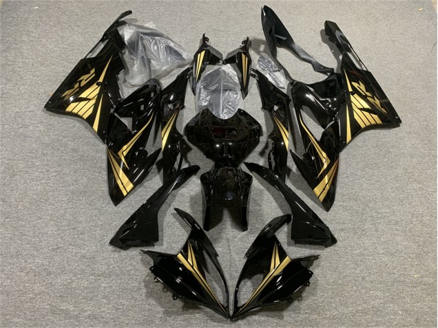 2015-2016 BMW S1000RR Motorcycle Fairings - Glossy Black Gold