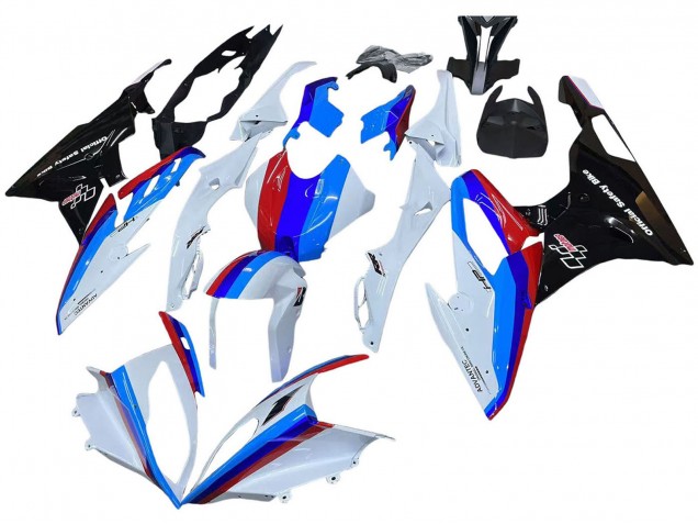2015-2016 BMW S1000RR Motorcycle Fairing Kits - White Red Blue Glossy Black