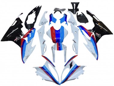 Shop 2015-2016 BMW S1000RR Motorcycle Fairing Kits - White Red Blue Glossy Black