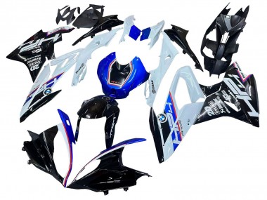 Shop 2015-2016 BMW S1000RR Motorcycle Fairing Kits - White Blue Glossy Black
