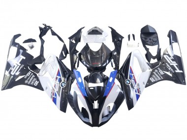Shop 2015-2016 BMW S1000RR Motorcycle Fairings - White Blue Black Carbon Fiber