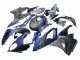 2015-2016 BMW S1000RR Motorcycle Fairings - Gradient Purple Blue Forged Carbon Fiber