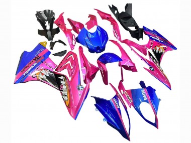 Shop 2015-2016 BMW S1000RR Motorcycle Fairings - Pink Blue Shark